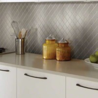 Shaw MODERN METAL LANTERN MOSAIC STAINLESS STEEL